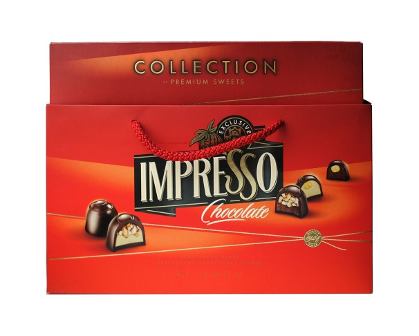 Конфеты ИМПРЕССО премиум 424г (красные) / интернет-магазин напитков Лоза в Улан-Удэ