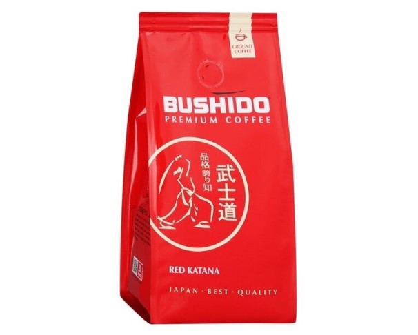 Кофе BUSHIDO Red Katana молотый 227г м/уп / интернет-магазин напитков Лоза в Улан-Удэ