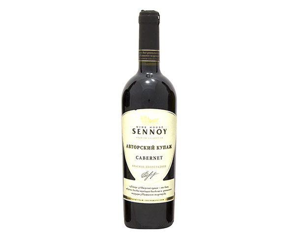 Вино России СЕННОЙ Авторский купаж Каберне кр. п/сл 750мл / интернет-магазин напитков Лоза в Улан-Удэ