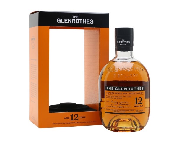 Виски ГЛЕНРОТЕС 12 лет 40% односолодовый 700мл п/у / интернет-магазин напитков Лоза в Улан-Удэ