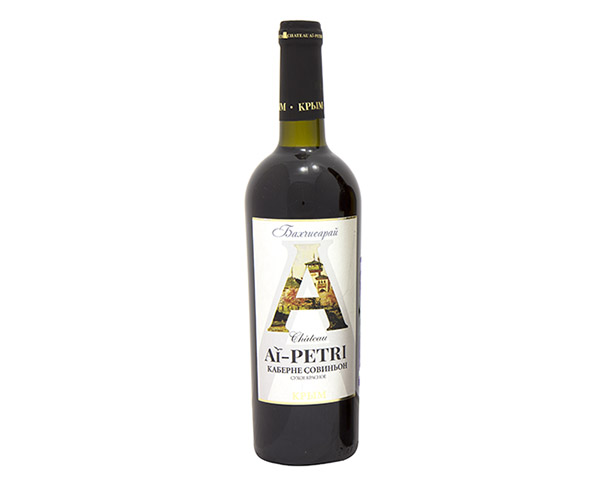 Вино России ШАТО АЙ-ПЕТРИ Каберне Совиньон красное сухое 750мл / интернет-магазин напитков Лоза в Улан-Удэ