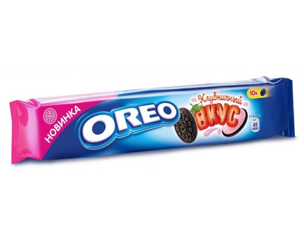 Печенье OREO Клубника 95г / интернет-магазин напитков Лоза в Улан-Удэ