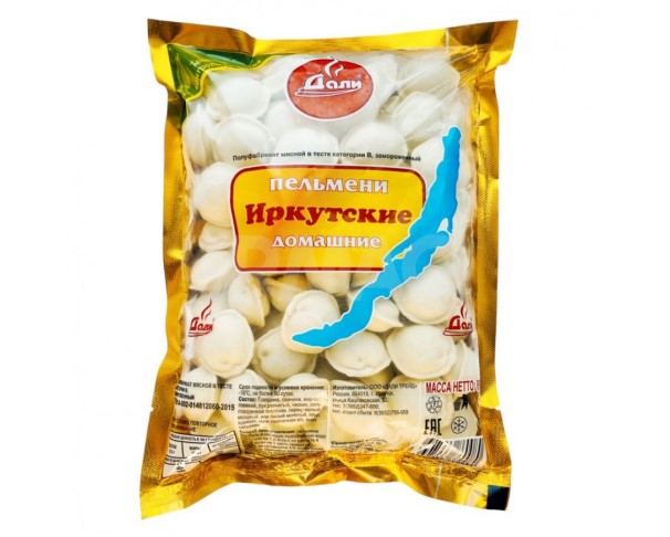 Пельмени ДАЛИ Иркутские по-домашнему 800г / интернет-магазин напитков Лоза в Улан-Удэ