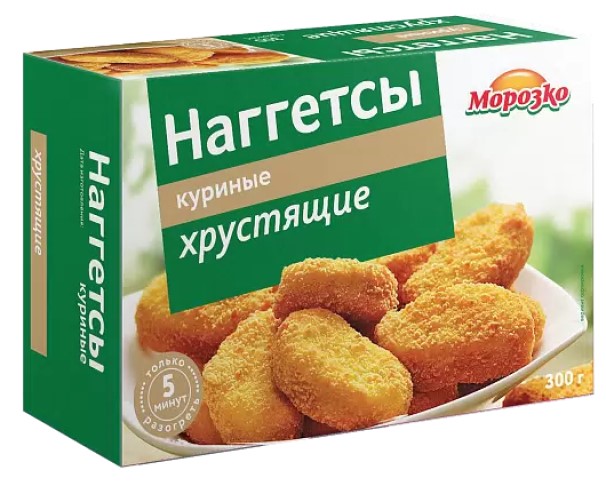 Наггетсы МОРОЗКО Хрустящие 300г / интернет-магазин напитков Лоза в Улан-Удэ