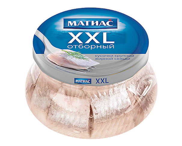 Сельдь САНТА БРЕМОР Матиас XXL филе в масле 260г ст/б / интернет-магазин напитков Лоза в Улан-Удэ