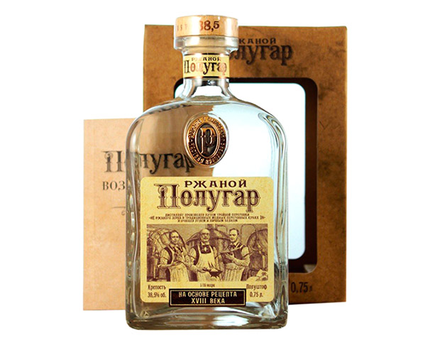 Напиток алкогольный ПОЛУГАР Ржаной 38,5% 750мл п/у / интернет-магазин напитков Лоза в Улан-Удэ