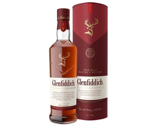 Виски ГЛЕНФИДДИК Молт Мастер Эдишн односолодовый 43% 700мл туба / интернет-магазин напитков Лоза в Улан-Удэ