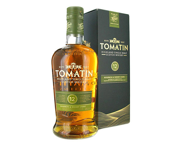 Виски ТОМАТИН 12 лет 43% односолод. 50мл / интернет-магазин напитков Лоза в Улан-Удэ