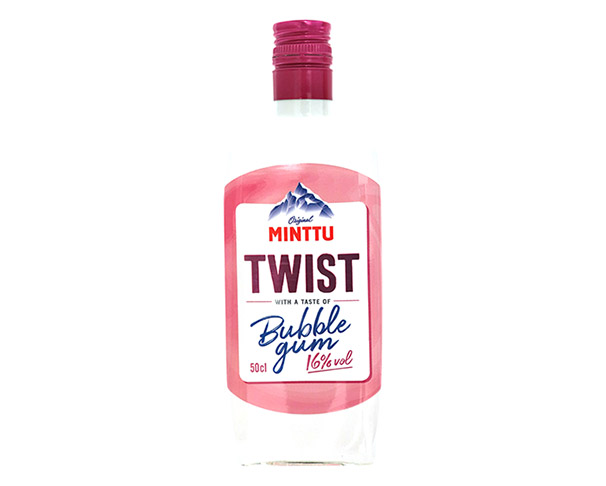 Ликер МИНТТУ Твист Бабл Гам 16% 500мл / интернет-магазин напитков Лоза в Улан-Удэ