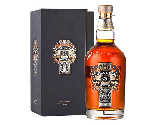Виски ЧИВАС РИГАЛ 25 лет 700мл п/у / интернет-магазин напитков Лоза в Улан-Удэ