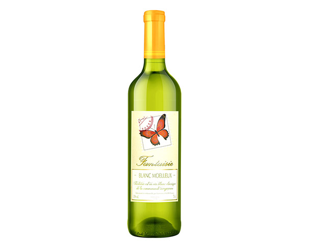 Вино ФАНТАЗИ белое полусладкое 750мл / интернет-магазин напитков Лоза в Улан-Удэ