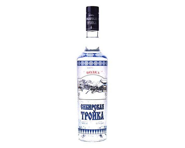 Водка СИБИРСКАЯ ТРОЙКА 40% 500мл / интернет-магазин напитков Лоза в Улан-Удэ