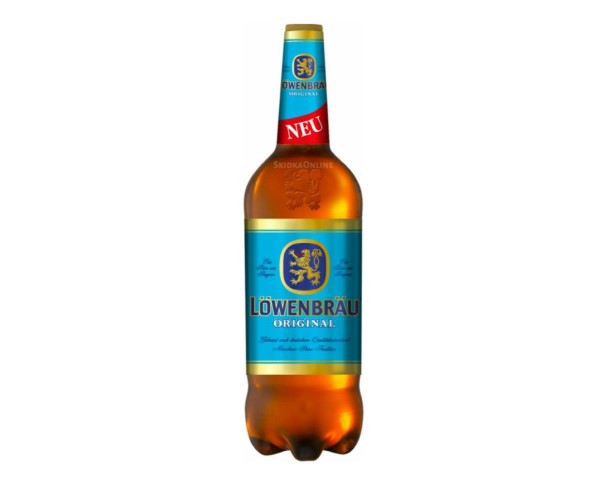 Пиво ЛОВЕНБРАУ Оригинальное 5,4% 1,3л пэт / интернет-магазин напитков Лоза в Улан-Удэ