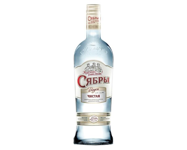 Водка СЯБРЫ Чистая 40% 500мл / интернет-магазин напитков Лоза в Улан-Удэ