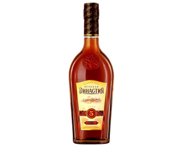 Коньяк России ВЕЛИКАЯ ДИНАСТИЯ Выбор экспертов пять лет 500мл / интернет-магазин напитков Лоза в Улан-Удэ