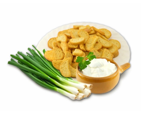 Гренки ХРУСТЯЩИЕ сметана лук (белые) 125г / интернет-магазин напитков Лоза в Улан-Удэ