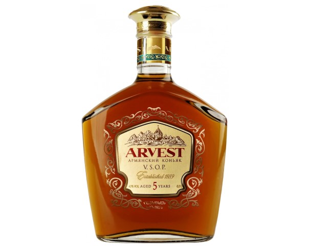 Коньяк АРВЕСТ VSOP 5лет 500мл п/у / интернет-магазин напитков Лоза в Улан-Удэ