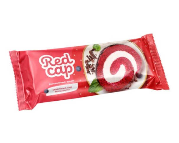 Рулет бисквит REDCAP со сливоч сыром Маскарпоне 200г / интернет-магазин напитков Лоза в Улан-Удэ