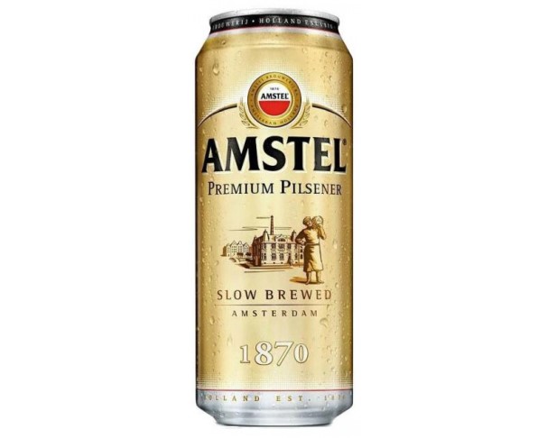 Пиво АМСТЕЛ 4,8% 430 мл ж/б / интернет-магазин напитков Лоза в Улан-Удэ