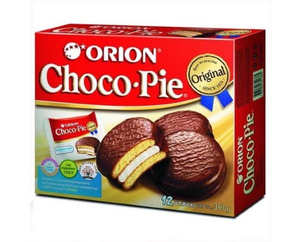Печенье ЧОКОПАЙ Орион 360г 12шт / интернет-магазин напитков Лоза в Улан-Удэ