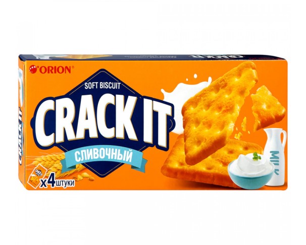 Печенье Крекит Орион сливочный 72г / интернет-магазин напитков Лоза в Улан-Удэ