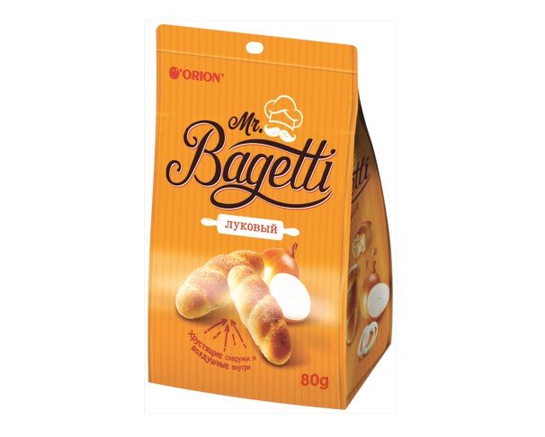 Печенье затяжное Мистер Багетти Луковый 60/80г / интернет-магазин напитков Лоза в Улан-Удэ