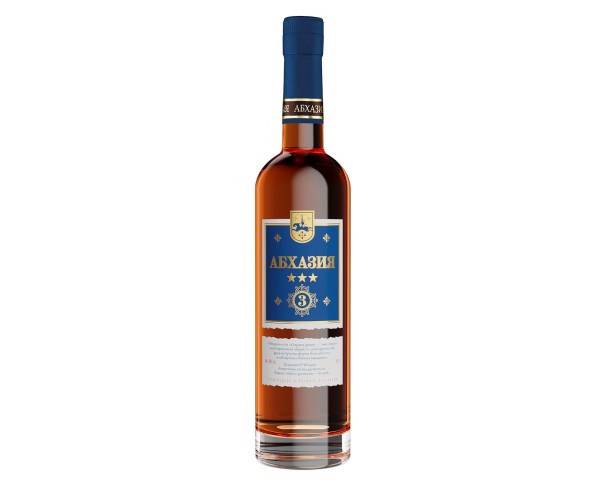 Коньяк АБХАЗИЯ 3 года 40% 500мл / интернет-магазин напитков Лоза в Улан-Удэ