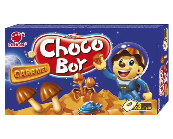 Печенье ЧОКО БОЙ Орион карамель 45г / интернет-магазин напитков Лоза в Улан-Удэ