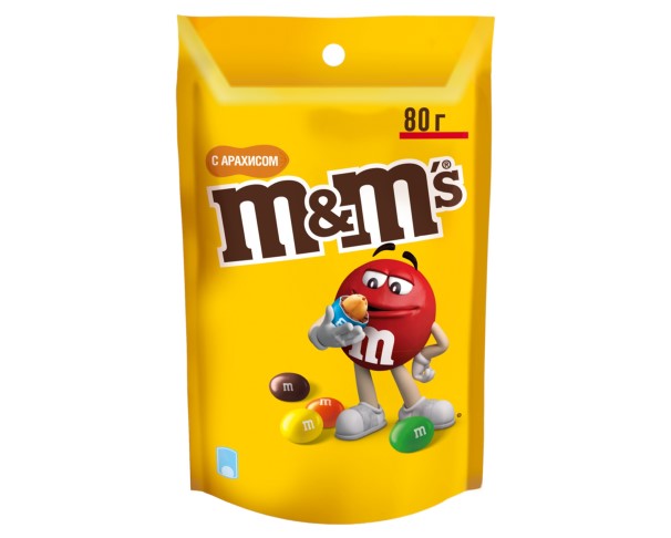 Драже M & MS с арахисом 80г / интернет-магазин напитков Лоза в Улан-Удэ