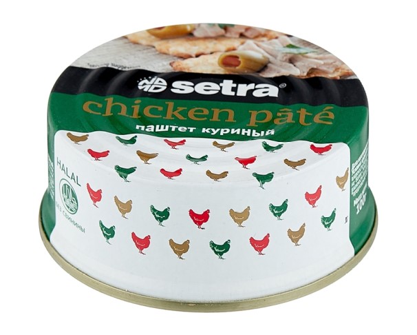 Паштет СЕТРА куриный 100г ж/б / интернет-магазин напитков Лоза в Улан-Удэ