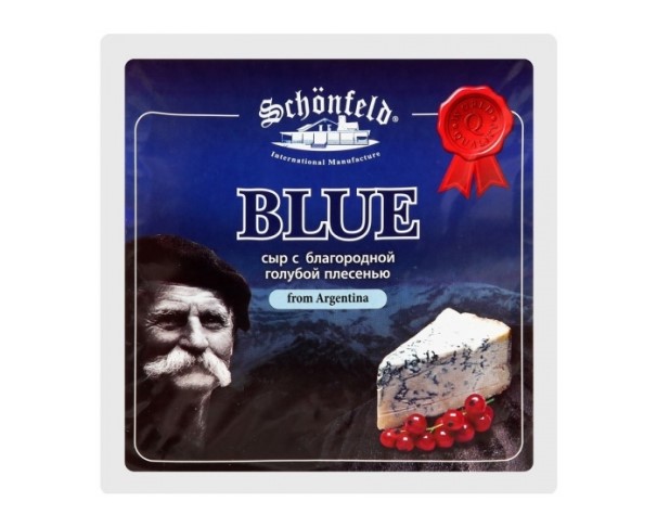 Сыр SCHONFELD Блю кремосо 50% 100г БЗМЖ / интернет-магазин напитков Лоза в Улан-Удэ
