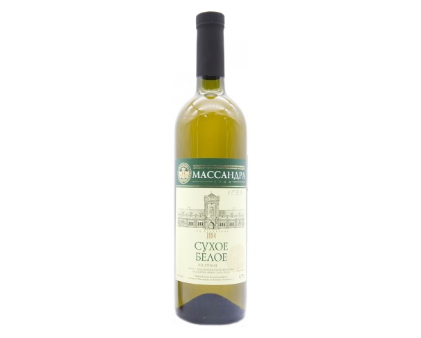 Вино России МАССАНДРА белое сухое 750мл / интернет-магазин напитков Лоза в Улан-Удэ