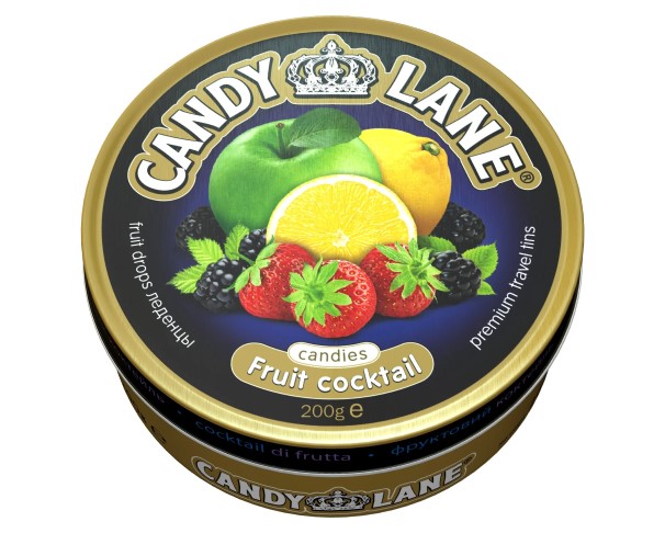 Леденцы CANDY LANE Фруктовый коктейль 200г ж/б / интернет-магазин напитков Лоза в Улан-Удэ