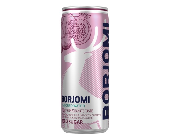 Вода БОРЖОМИ газ Вишня-Гранат 330мл ж/б / интернет-магазин напитков Лоза в Улан-Удэ