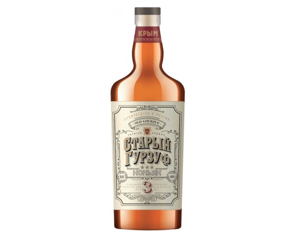 Коньяк России СТАРЫЙ ГУРЗУФ трехлетний 40% 500мл / интернет-магазин напитков Лоза в Улан-Удэ