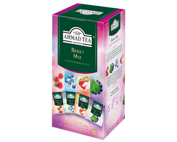 Чайное ассорти АХМАД Ягодный микс 24*2 г / интернет-магазин напитков Лоза в Улан-Удэ