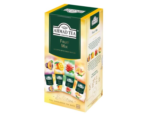 Чайное ассорти АХМАД Фруктовый микс 24*2 г / интернет-магазин напитков Лоза в Улан-Удэ