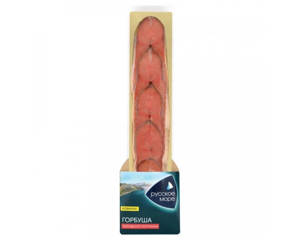 Горбуша РУССКОЕ МОРЕ кусочки х/к 200г / интернет-магазин напитков Лоза в Улан-Удэ