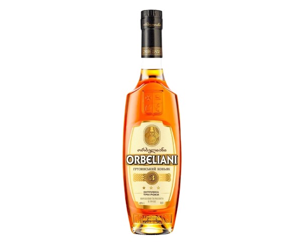 Коньяк ОРБЕЛИАНИ 3 года 40% 500мл / интернет-магазин напитков Лоза в Улан-Удэ