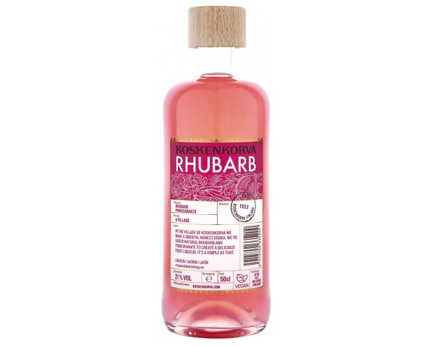 Ликер КОСКЕНКОРВА со вкусом ревня и граната 21% 500мл / интернет-магазин напитков Лоза в Улан-Удэ