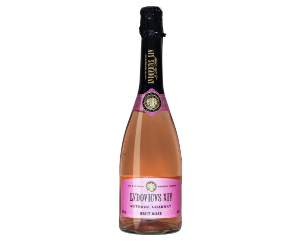 Вино игристое ЛЮДОВИК XIV розовое брют 11% 750мл / интернет-магазин напитков Лоза в Улан-Удэ