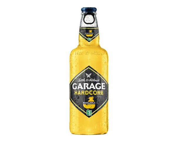 Пивной напиток ГАРАЖ ХАРД Ананас 6% 400мл / интернет-магазин напитков Лоза в Улан-Удэ