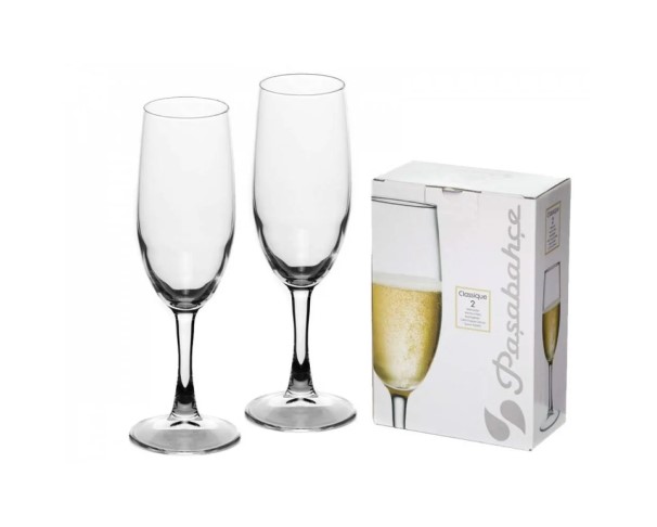 Набор бокалов КЛАССИК д/шампанского 250мл 2шт / интернет-магазин напитков Лоза в Улан-Удэ