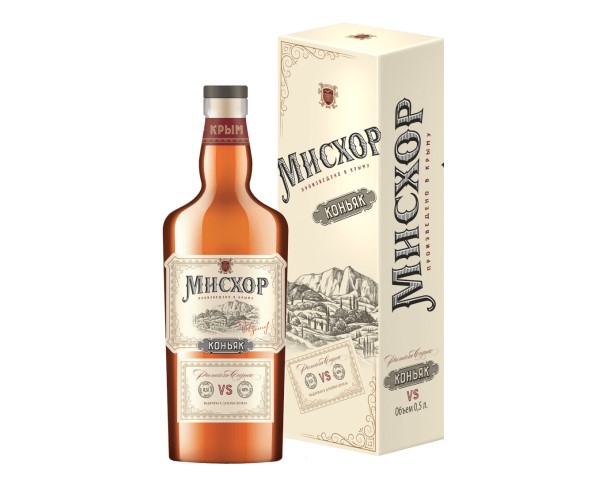 Коньяк России МИСХОР ВС 40% 500мл п/у / интернет-магазин напитков Лоза в Улан-Удэ