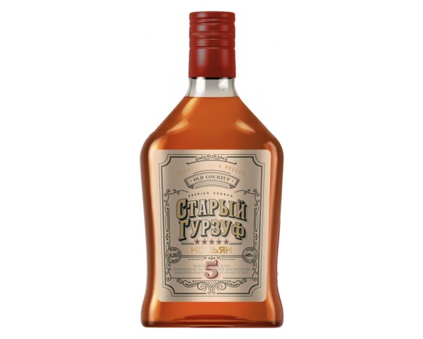 Коньяк России СТАРЫЙ ГУРЗУФ пятилетний 40% 250мл  / интернет-магазин напитков Лоза в Улан-Удэ