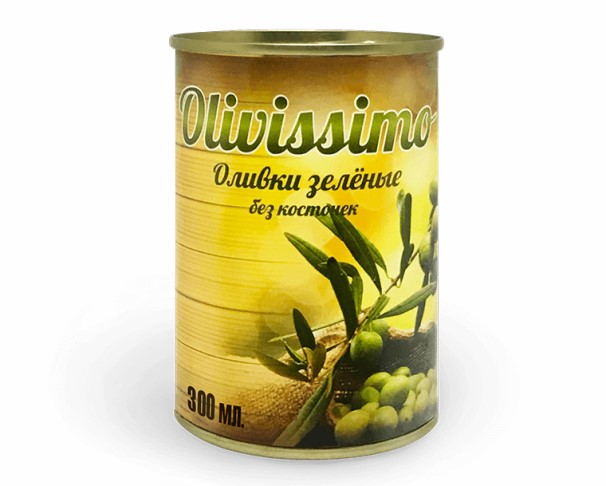 Оливки ОЛИВИССИМО б/к 360мл ж/б / интернет-магазин напитков Лоза в Улан-Удэ