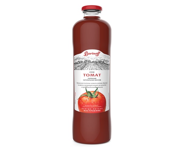 Сок БАРИНОФФ Томатный с солью 1л / интернет-магазин напитков Лоза в Улан-Удэ