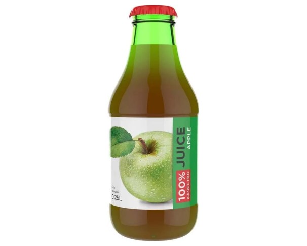 Сок БАРИНОФФ Яблочный 250мл / интернет-магазин напитков Лоза в Улан-Удэ