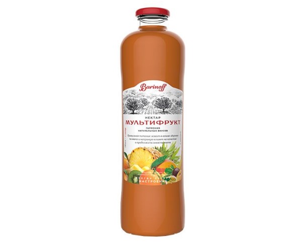 Нектар БАРИНОФФ Мультифрукт 1л / интернет-магазин напитков Лоза в Улан-Удэ