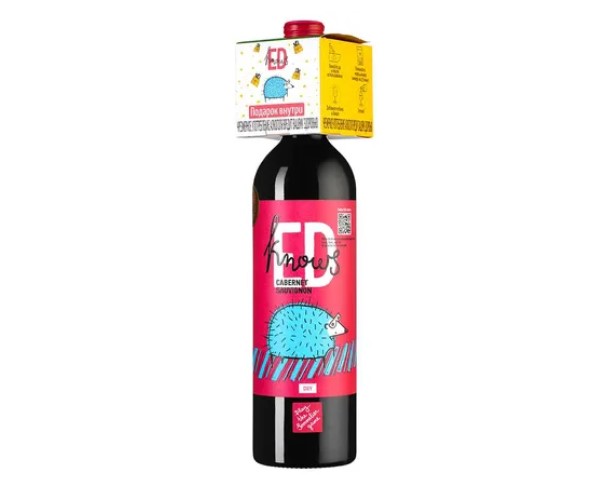 Вино ЭД НОУЗ Каберне Совиньон красное сухое 13,5% 750мл / интернет-магазин напитков Лоза в Улан-Удэ